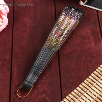 Веер пластик "Цветы" МИКС 24 см Веер пластик "Цветы" МИКС 24 см