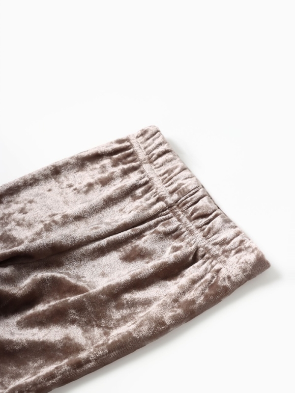 Лосины Крошка Я "Бархат", р. 86-92 см, бежевый