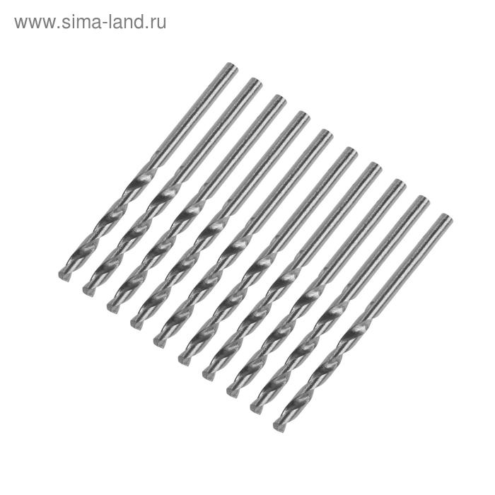 Сверло по металлу ЛОМ, HSS, цилиндрический хвостовик, 3 х 60 мм, 10 шт. Сверло по металлу ЛОМ, HSS, цилиндрический хвостовик, 3 х 60 мм, 10 шт.
