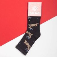 Носки новогодние женские KAFTAN "Олень" размер 36-40 (23-25 см) Носки новогодние женские KAFTAN "Олень" размер 36-40 (23-25 см)