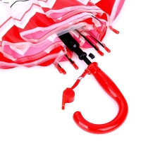 Зонт - трость детский &laquo;Единороги&raquo;, полуавтоматический, 8 спиц, МИКС