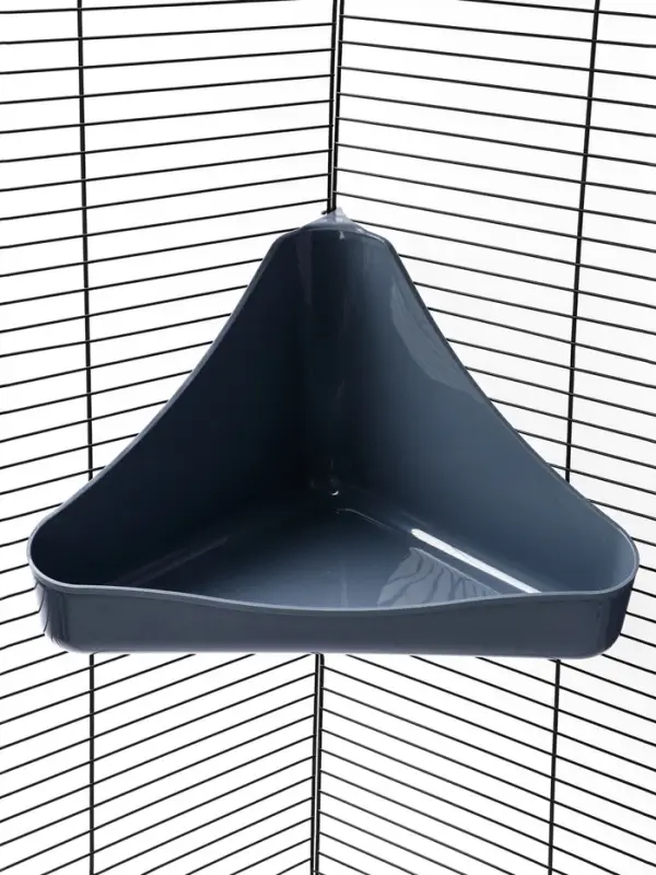 Туалет угловой для грызунов 33 х 19 х 18 см, микс цветов