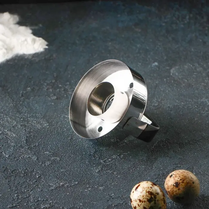 Форма для пончиков Доляна &laquo;Классика&raquo;, 7,5&times;7,5&times;6 см, цвет серебристый