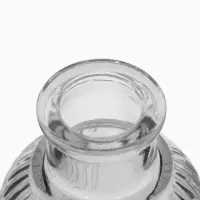 Ваза настольная стекло "Миниатюра" (набор 12 шт) 8-13 см, прозрачный