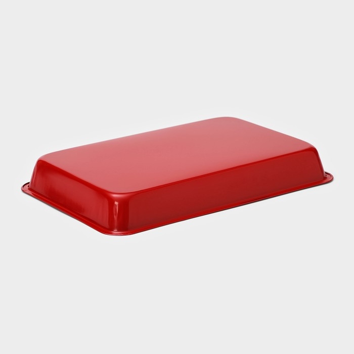 Противень Доляна &laquo;Ренард. Прямоугольник&raquo;, 28.5&times;19.5&times;3 см, антипригарное покрытие, красный