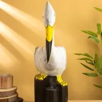 Сувенир &laquo;Пеликан&raquo;, 17&times;20&times;50 см, дерево, белый