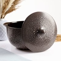 Пельменница &laquo;Борисовская&raquo;, 2 л, 19&times;12 см, мрамор, коричневая