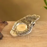 Подставка под благовония "Мудра"  алюминий 14х7,5 см