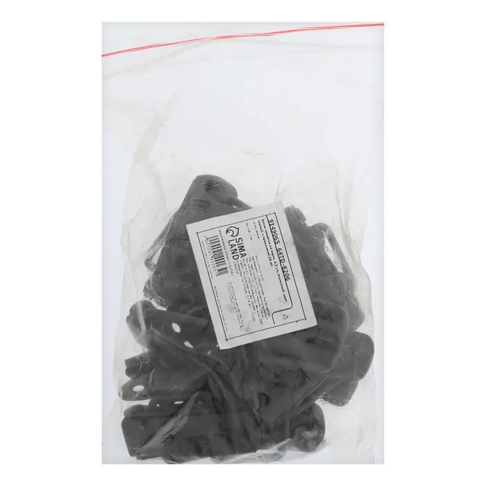 Замок-защелка на ящик, 4.5 см, железный, черный, с проушиной,10 шт.