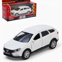 Машина металлическая &laquo;LADA VESTA SW CROSS&raquo;, открываются двери, багажник, инерция, 12 см, белый