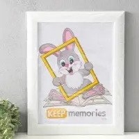 Фоторамка для фото 30х40 см "Luxe Elegance" пластик, белый, (пластик экран)