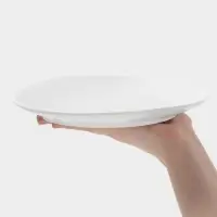 Тарелка Hanna Kn&ouml;vell, d=22.8 см, фарфор, белая