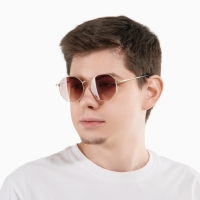 Очки солнцезащитные uv 400, дужка 14 см, ширина 11.7 см, линза 4.7 х 5 см