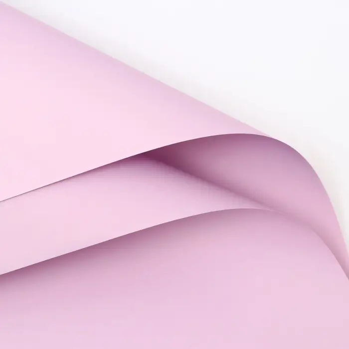 Пленка для цветов тонированная, матовая, нежная сирень, 58&times;58 см, 70 мкм