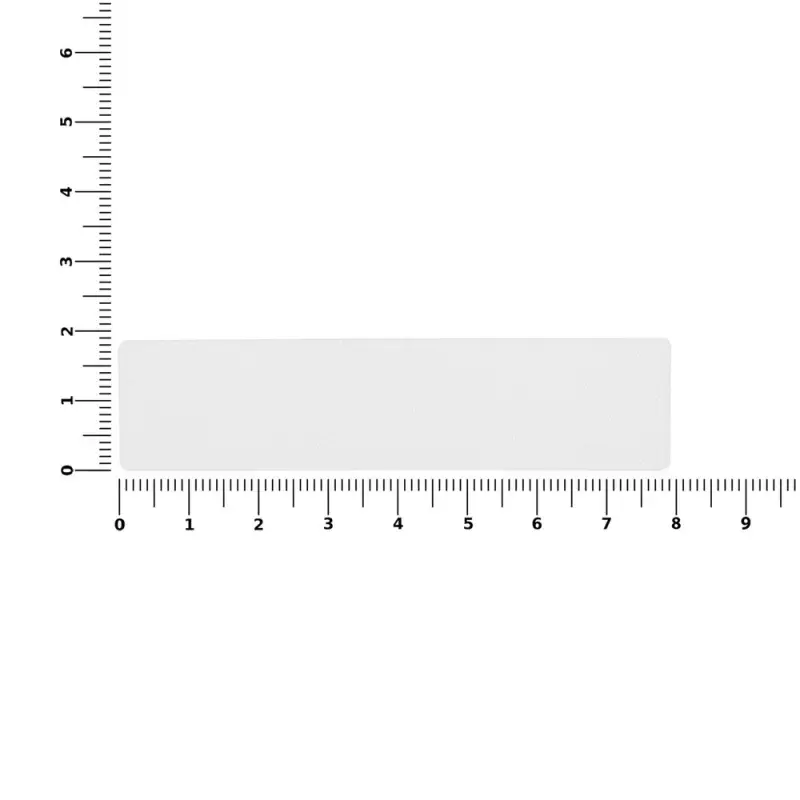 Наклейка тканевая Lunga, S, белая