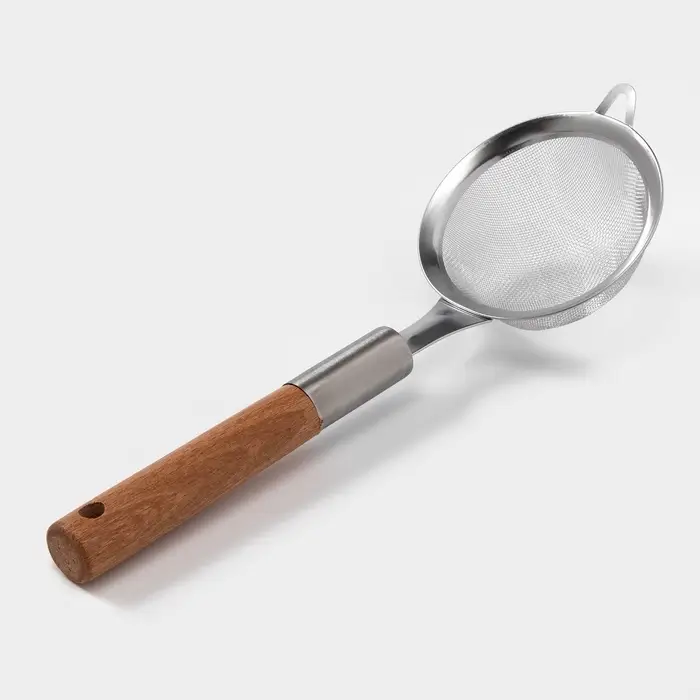 Сито - дуршлаг с ручкой Доляна &laquo;Валдай&raquo;, d=8,8 см, нержавеющая сталь