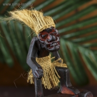 Сувенир &laquo;Абориген-календарь&raquo;, 18&times;11&times;8 см, дерево