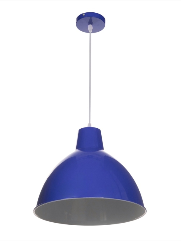 Светильник Richard 1х40Вт Е27 пр-1м синий 32,5х32,5х27см