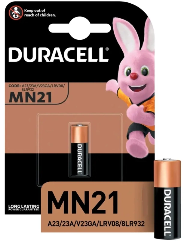 Батарейка Duracell LR23/A23/MN21 BL1 Alkaline 12V