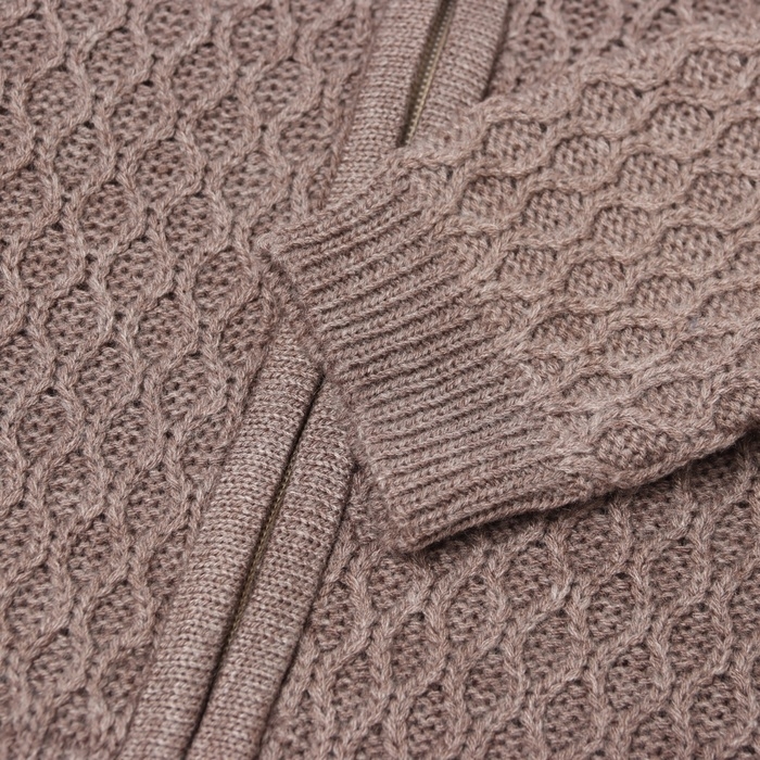 Джемпер детский вязаный MINAKU, цвет кофейный, рост 68-74 см