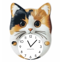 Часы настенные "Agat ", кошечка, интерьерные, детские, плавный ход, d-33,5 см