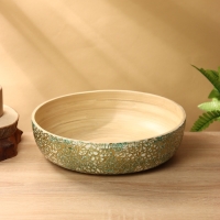 Салатник 30х30х8 см, бамбук