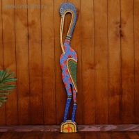 Панно настенное дерево "Аист цветной" 95х13х1 см МИКС Панно настенное дерево "Аист цветной" 95х13х1 см МИКС