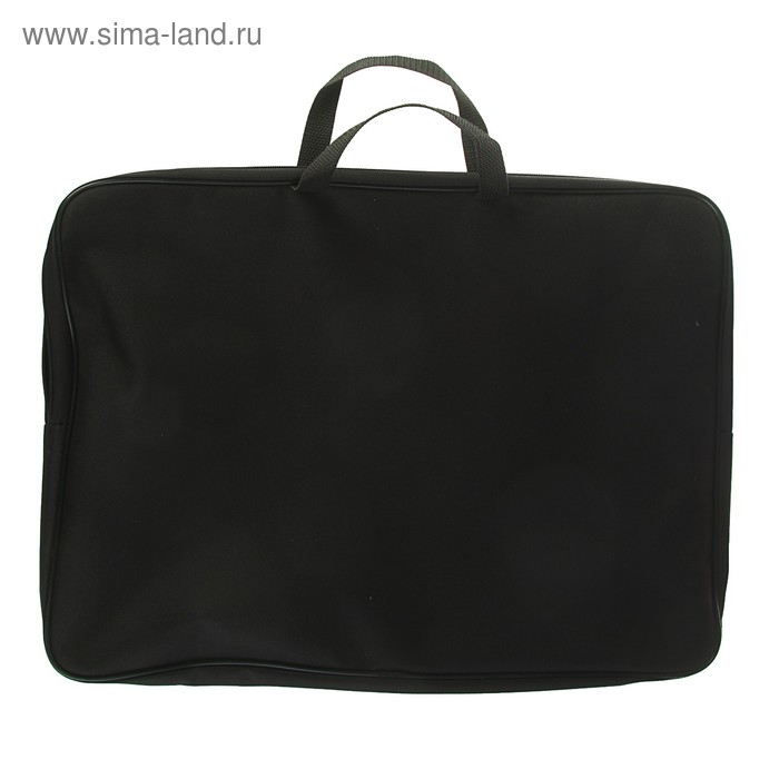 Папка для чертежей и рисунков А3, 475 х 345 х 45 мм, с ручками, текстильная, Стандарт ПМД 3-01, чёрная Папка для чертежей и рисунков А3, 475 х 345 х 45 мм, с ручками, текстильная, Стандарт ПМД 3-01, чёрная