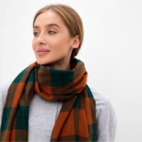 Шарф зимний с кистями MINAKU 65*180 + 3 см клетка Шарф зимний с кистями MINAKU 65*180 + 3 см клетка