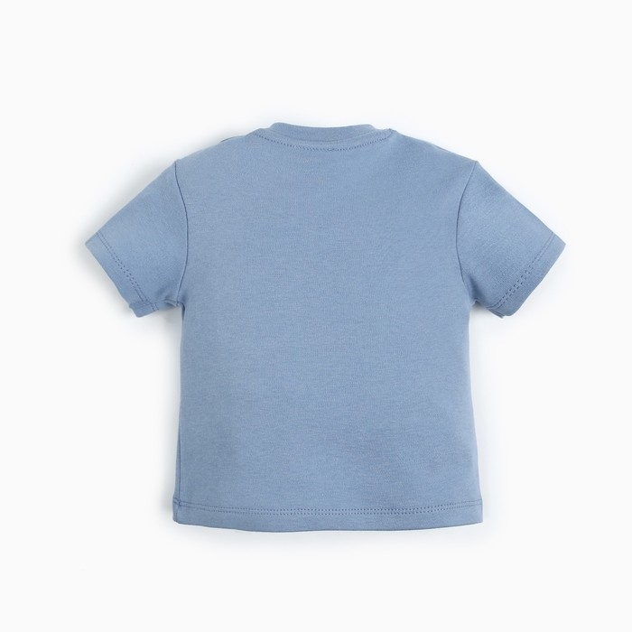 Футболка Крошка Я Street style, рост 62-68 см, голубой Футболка Крошка Я Street style, рост 62-68 см, голубой