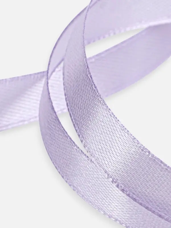Лента атласная, 12 мм, 23&plusmn;1 м, светло-сиреневая №290