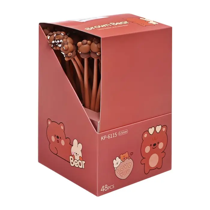 Ручка - прикол гелевая &laquo;Мишка&raquo;, синий стержень, МИКС