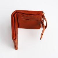 Кошелёк женский на кнопке, цвет рыжий Кошелёк женский на кнопке, цвет рыжий