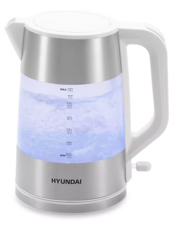 Чайник HYK-P4025 1.9л. 2200Вт белый (пластик)