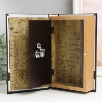 Сейф-книга дерево кожзам "Тянущиеся к друг другу руки" 21х13х5 см