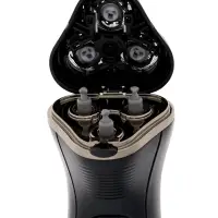 Электробритва Sakura SA-5417BK, роторная, 3 головик, триммер, чёрная