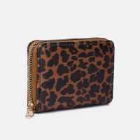 Кошелёк на молнии, цвет коричневый Кошелёк на молнии, цвет коричневый