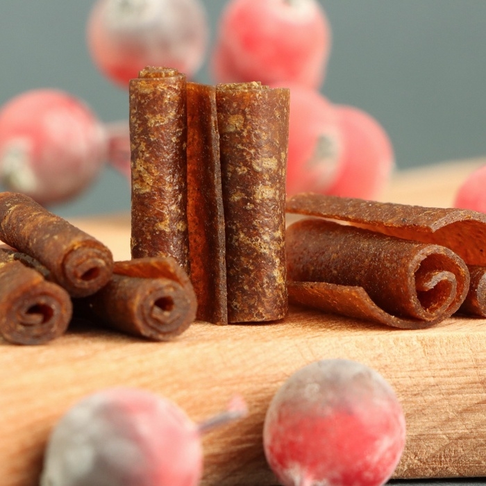 Пастила ассорти: яблок, груш, перс, вишн, дыня, апельс, барбар 900 г