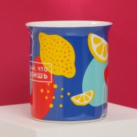 Кружка &laquo;Делай, что любишь&raquo; с ложкой и подставкой, 300 мл