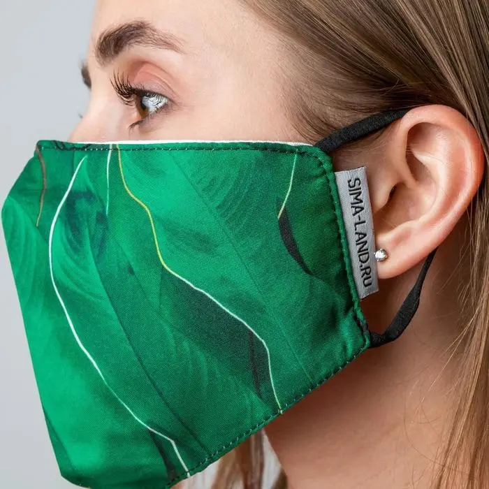 Маска тканевая с регулирующимися завязками, защитная &laquo;Вдохновляй&raquo;