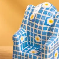 Сувенир &laquo;Кресло с ромашками&raquo;, 8.5&times;5.5&times;4.5 см, дерево