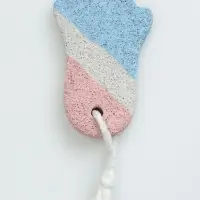 Пемза для педикюра &laquo;Ступня&raquo;, с подвесом, 9&times;6 см, в коробке, разноцветная