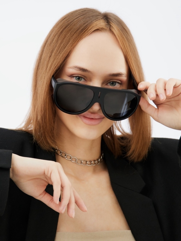 Очки солнцезащитные, uv 400, дужка 14.2 см, ширина линзы 6.2 см