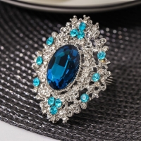 Кольцо для салфетки «Елизавета», 7×6×5 см, цвет металла серебряный Кольцо для салфетки «Елизавета», 7×6×5 см, цвет металла серебряный