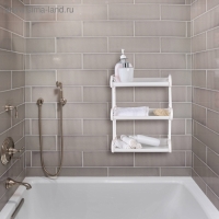 Полка навесная 3-х ярусная, 32&times;17.2&times;42 см, МИКС