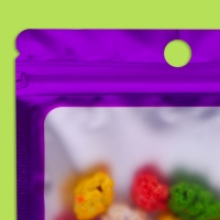 Пакет Зип-лок с окном, с еврослотом, фиолетовый, 10 х 14 см набор 20шт 10664563 Пакет Зип-лок с окном, с еврослотом, фиолетовый, 10 х 14 см набор 20шт 10664563