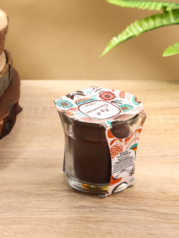 Свеча ароматическая "Candle" 100 гр, инжир+корица