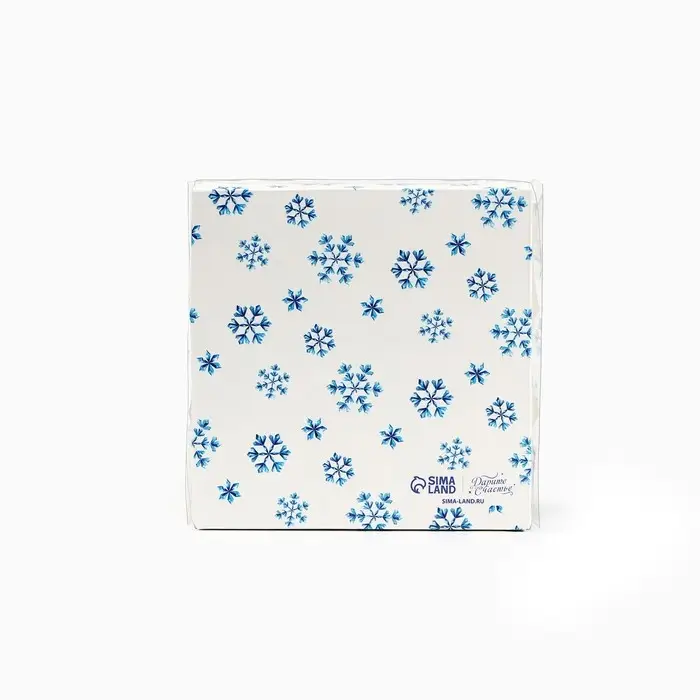 Коробка для кондитерских изделий с пластиковой крышкой &laquo;Сказочного Нового года&raquo;, 10.5 х 10.5 х 3