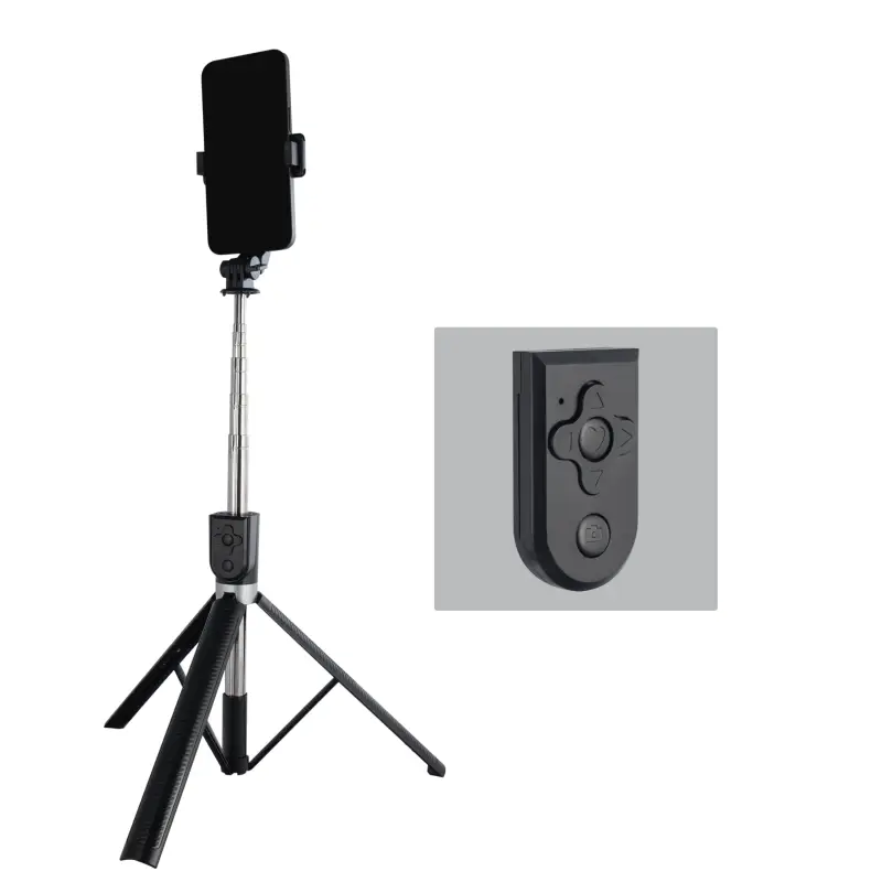 Монопод с блютуз пультом Z6 1.7m черный ISA (50шт/кор)