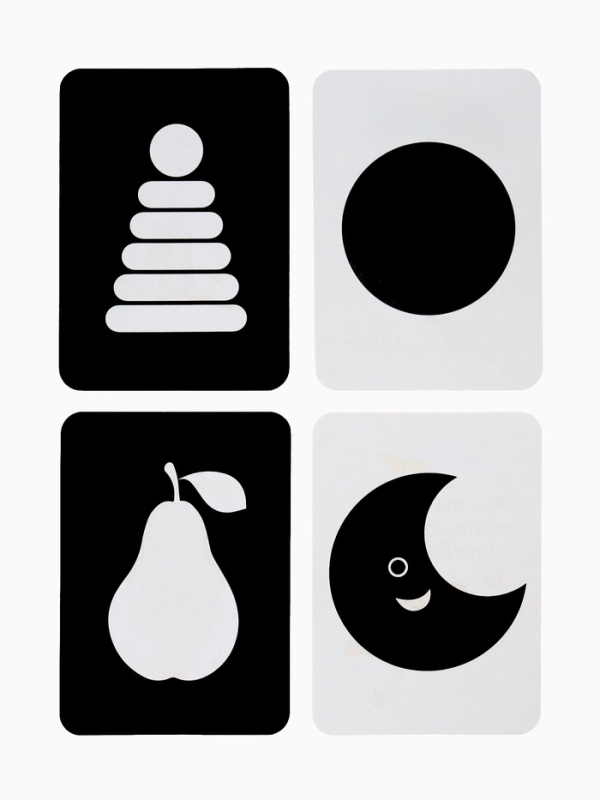 Набор двухсторонних карточек для фотосессий, развивающие чёрно-белые картинки,12&times;8 см, Дисней